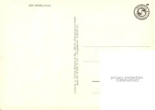 AK / Ansichtskarte Wedel_Pinneberg Fliegeraufnahme Wedel Pinneberg