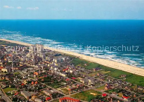 AK / Ansichtskarte Westerland_Sylt Fliegeraufnahme Westerland_Sylt