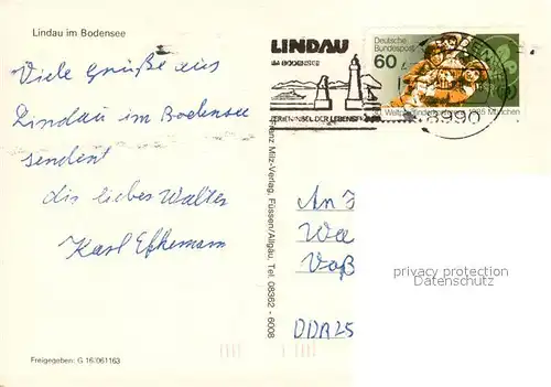 AK / Ansichtskarte Lindau_Bodensee Fliegeraufnahme mit Altmann und Saentis Lindau Bodensee