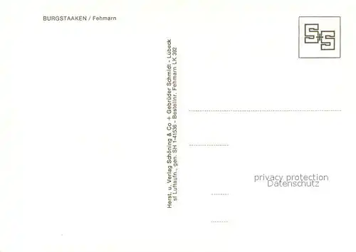 AK / Ansichtskarte Burgstaaken Fliegeraufnahme Burgstaaken