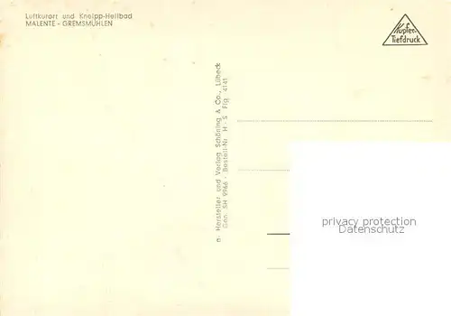 AK / Ansichtskarte Malente Gremsmuehlen Fliegeraufnahme Malente Gremsmuehlen