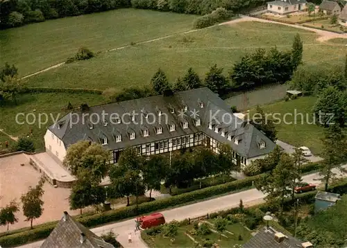 AK / Ansichtskarte Burg_Wupper Jugendherberge Fliegeraufnahme Burg Wupper