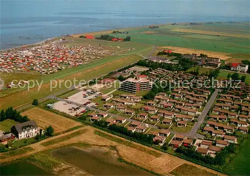 AK / Ansichtskarte Tossens_Nordseebad Nordsee Centrum Nordsee Wohnpark Fliegeraufnahme Tossens_Nordseebad