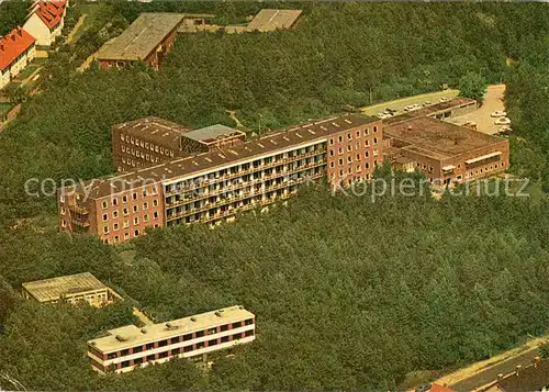 AK / Ansichtskarte Buxtehude Staedt Krankenhaus Fliegeraufnahme Buxtehude