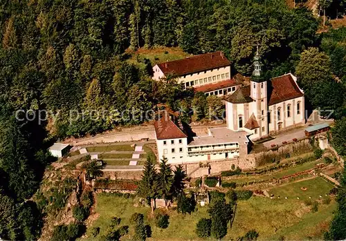 AK / Ansichtskarte Lohr_Main Kloster Maria Buchen Fliegeraufnahme Lohr_Main