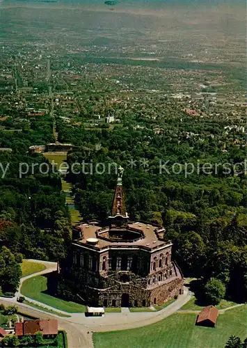 AK / Ansichtskarte Wilhelmshoehe_Kassel Schloss mit Herkulesdenkmal Fliegeraufnahme Wilhelmshoehe Kassel