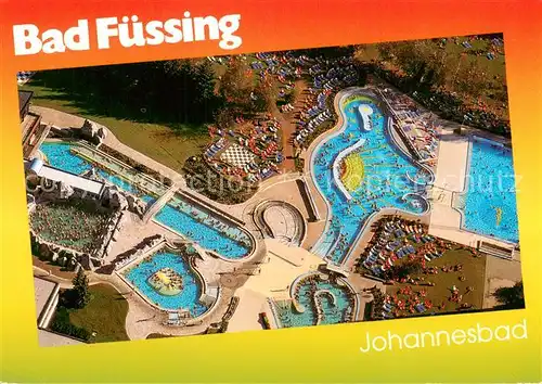 AK / Ansichtskarte Bad_Fuessing Johannesbad Thermal Mineral Heilquelle Fliegeraufnahme Bad_Fuessing