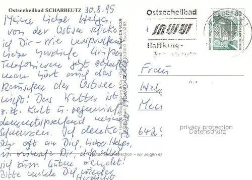 AK / Ansichtskarte Scharbeutz_Ostseebad Fliegeraufnahme Scharbeutz_Ostseebad