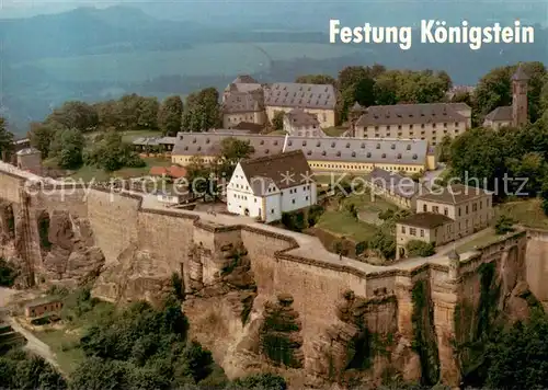 AK / Ansichtskarte Koenigstein_Saechsische_Schweiz Festung Koenigstein Koenigstein_Saechsische