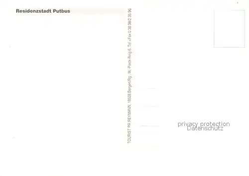 AK / Ansichtskarte Putbus_Ruegen Residenzstadt Fliegeraufnahme Putbus Ruegen