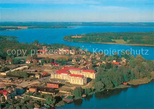 AK / Ansichtskarte Malchow Klinik Malchower See Fliegeraufnahme Malchow