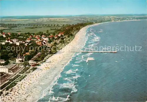 AK / Ansichtskarte Scharbeutz_Ostseebad Fliegeraufnahme Scharbeutz_Ostseebad