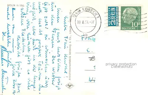 AK / Ansichtskarte Moelln__Lauenburg Gesamtansicht 