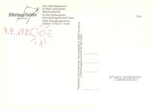 AK / Ansichtskarte Gluecksburg_Ostseebad Fliegeraufnahme Gluecksburg_Ostseebad