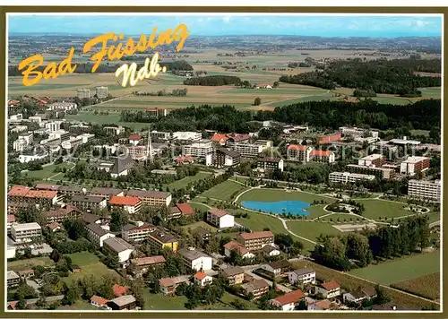 AK / Ansichtskarte Bad_Fuessing Fliegeraufnahme Thermalbad Freizeitpark Bad_Fuessing