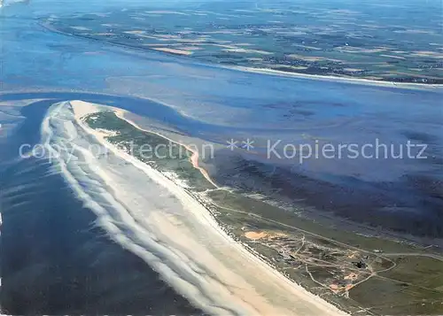 AK / Ansichtskarte Amrum Fliegeraufnahme mit Insel Foehr Amrum