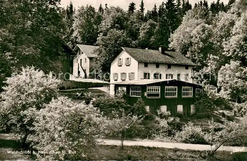 AK / Ansichtskarte Neukirchen_Heilig_Blut Waldschloessl Ausflugsziel Gaststaette Neukirchen_Heilig_Blut