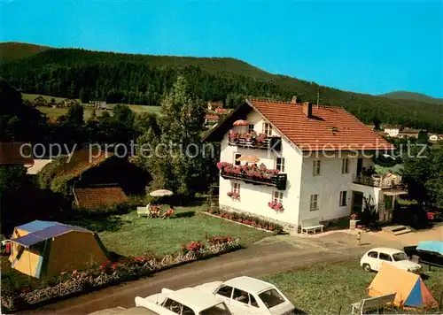 AK / Ansichtskarte Lam_Oberpfalz Gaestehaus Pension Haus Falkner Campingplatz Lam_Oberpfalz