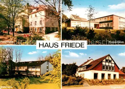 AK / Ansichtskarte Bredenscheid_Hattingen Haus Friede Freizeitheim Waldhaus Jugendhof Bredenscheid Hattingen