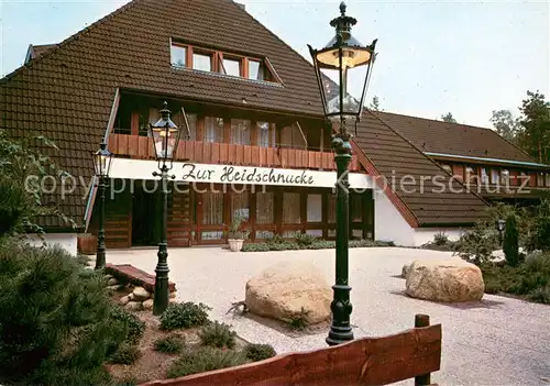 AK / Ansichtskarte Asendorf_Nordheide Hotel Pension Restaurant Zur Heidschnucke Asendorf Nordheide