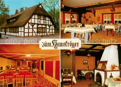 AK / Ansichtskarte Appel Historisches Gasthaus zum Hanskroeger Gastraeume Kamin Appel