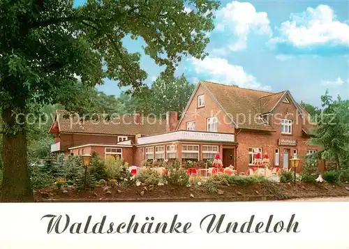 AK / Ansichtskarte Undeloh Waldschaenke Gasthaus Pension Terrasse Undeloh