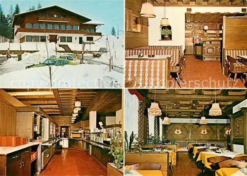 AK / Ansichtskarte Golling_Salzach Tauernautobahn Rasthaus Restaurant im Winter Golling Salzach