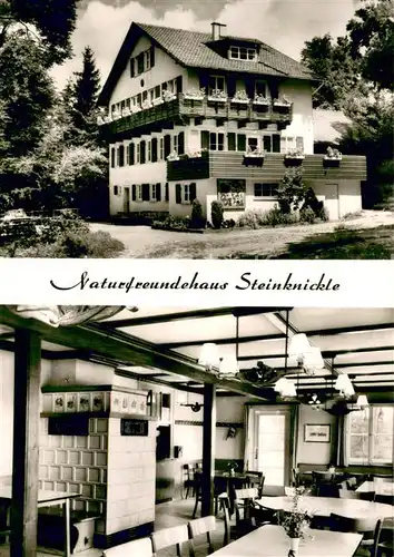 AK / Ansichtskarte Heilbronn_Neckar Naturfreundehaus Steinknickle Gaststube Heilbronn Neckar