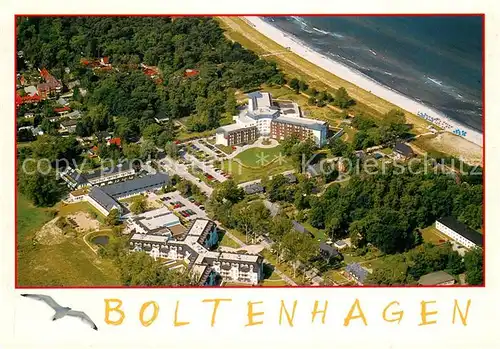 AK / Ansichtskarte Boltenhagen_Ostseebad Fliegeraufnahme Sanitas  Ostseeklinik Terme Strandklinik Boltenhagen_Ostseebad