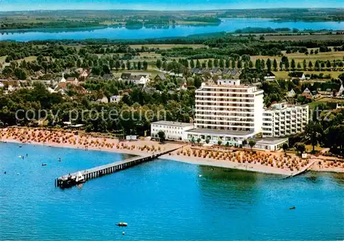 AK / Ansichtskarte Timmendorfer_Strand Fliegeraufnahme Ostseeheilbad Hemmelsdorfer See Timmendorfer_Strand