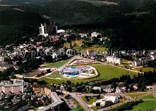 AK / Ansichtskarte Oberhof_Thueringen Fliegeraufnahme Teilansicht Oberhof Thueringen