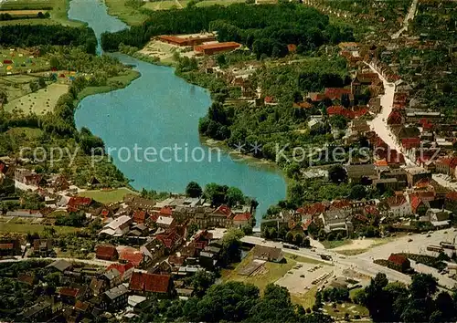 AK / Ansichtskarte Preetz_Holstein Fliegeraufnahme Teilansicht Preetz_Holstein