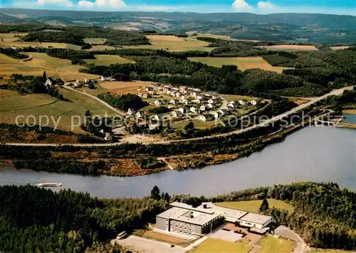 AK / Ansichtskarte Olpe__Stadt Fliegeraufnahme Jugendherberge Biggesee Muehlenberg Eichhagen 