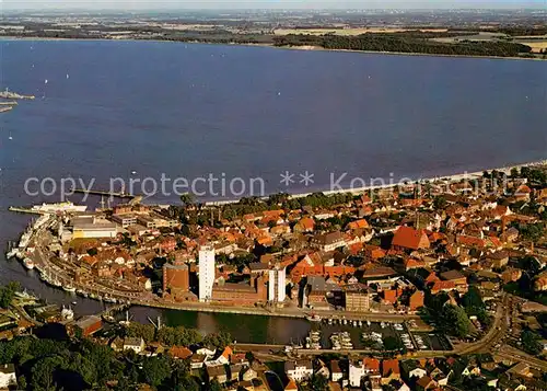 AK / Ansichtskarte Eckernfoerde Fliegeraufnahme Ostseebad Eckernfoerde