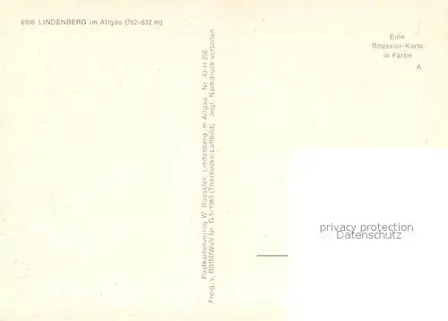 AK / Ansichtskarte Lindenberg_Allgaeu Fliegeraufnahme Panorama  Lindenberg Allgaeu