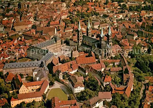 AK / Ansichtskarte Bamberg Fliegeraufnahme Dom Bamberg