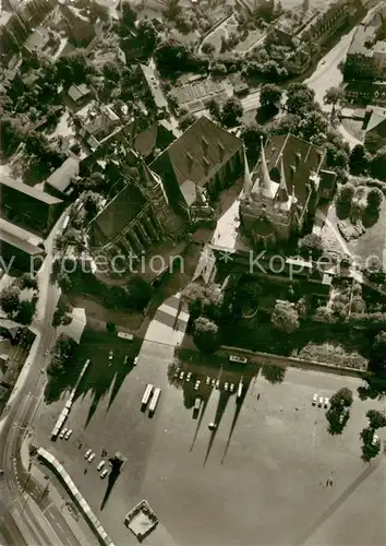 AK / Ansichtskarte Erfurt Fliegeraufnahme Dom St. Severi Kirche Erfurt