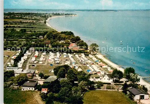 AK / Ansichtskarte Steinberghaff Fliegeraufnahme Campingplatz Steinberghaff Strand Steinberghaff