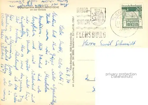 AK / Ansichtskarte Hasselberg_Ostsee Fliegeraufnahme Campingplaetze Strandpanorama Hasselberg_Ostsee