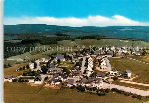 AK / Ansichtskarte Altastenberg Fliegeraufnahme Pension Haus Linden Altastenberg