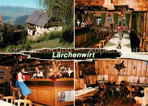 AK / Ansichtskarte Weisskirchen_Steiermark Gasthof Pension Laerchenwirt Gastraeume Theke Weisskirchen_Steiermark