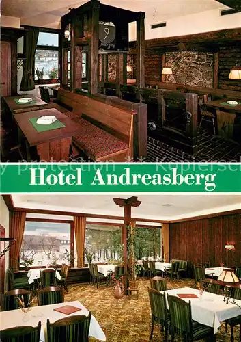 AK / Ansichtskarte Andreasberg Hotel Andreasberg Restaurant Andreasberg