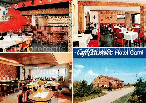 AK / Ansichtskarte Nieblum Cafe Osterheide Hotel Garni Teilansichten Anfahrt Nieblum