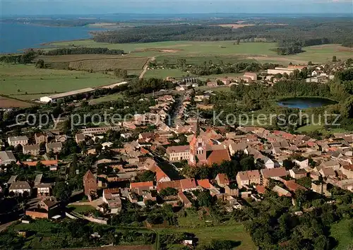 AK / Ansichtskarte Usedom Fliegeraufnahme st. Marienkirche Usedom