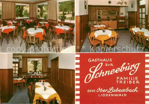 AK / Ansichtskarte Ober Liebersbach Gasthaus Zur Schneeburg Teilansichten Ober Liebersbach