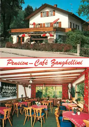 AK / Ansichtskarte Fuessen_Allgaeu Pension Cafe Zanghellini Fuessen Allgaeu