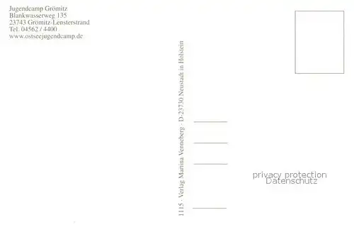 AK / Ansichtskarte Groemitz_Ostseebad Fliegeraufnahme Jugendcamp Groemitz Strand Groemitz_Ostseebad