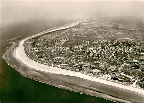 AK / Ansichtskarte Langeoog_Nordseebad Fliegeraufnahme Panorama Langeoog_Nordseebad