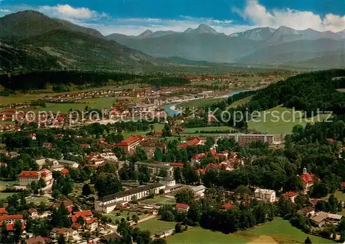 AK / Ansichtskarte Bad_Toelz Fliegeraufnahme Isartal Tiroler Alpen Bad_Toelz