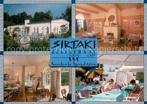 AK / Ansichtskarte Bad_Fuessing Restaurant Sirtaki Cafe Terrasse Bad_Fuessing